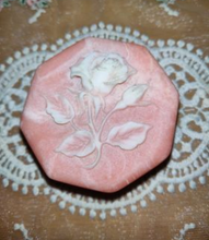 Load image into Gallery viewer, Two Vintage International Gifts Pink Soapstone Trinket Boxes
