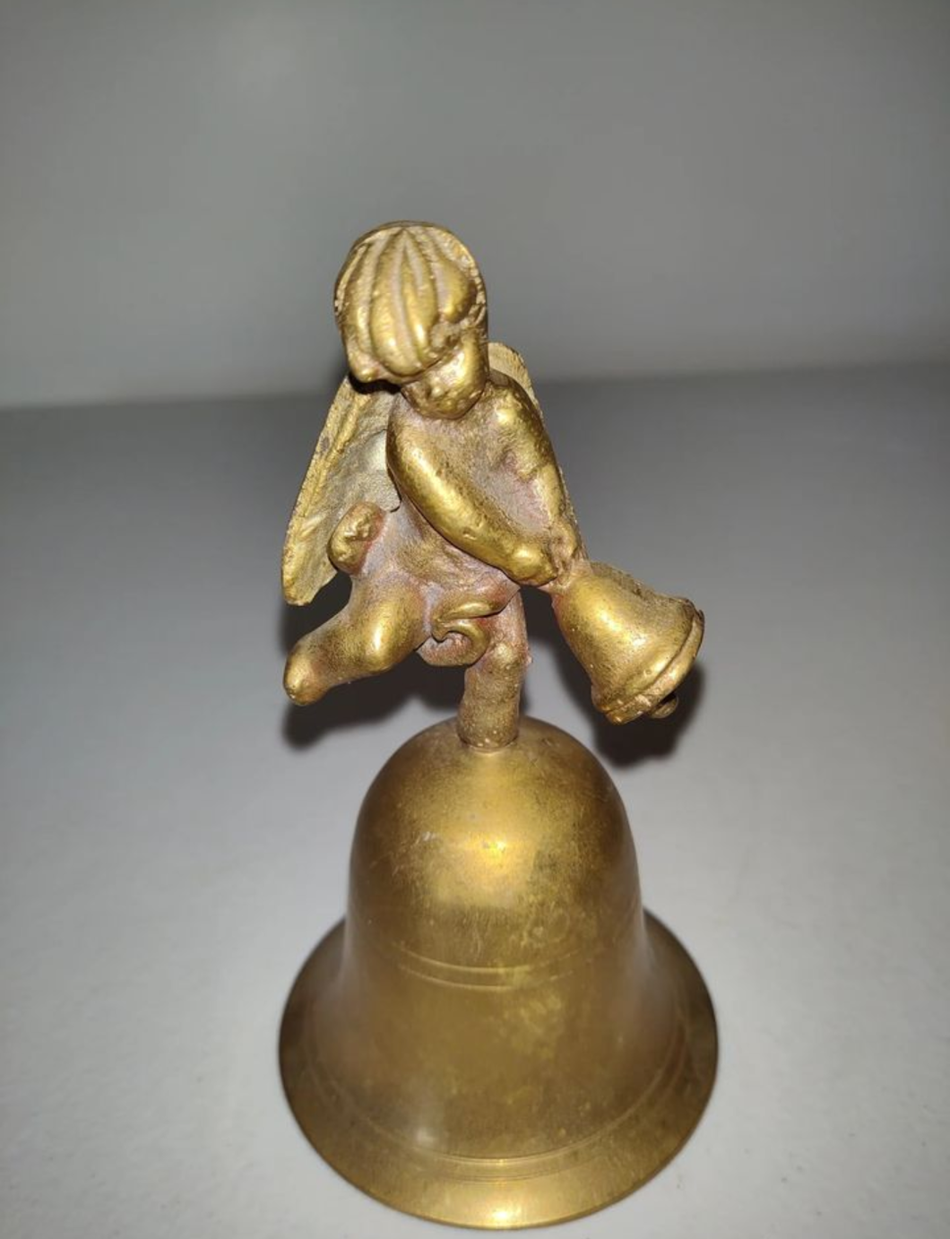 Vintage Cherub Brass Bell