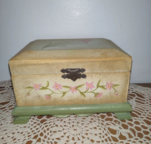 Load image into Gallery viewer, Vintage Decoline Handmade Jewelry/Trinket Box
