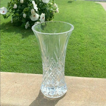 Load image into Gallery viewer, Vintage Crystal Hobstar Vase
