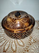 Load image into Gallery viewer, Wooden Handmade Casserole Chapati Box Roti Box Hotpot Hotcase Serving Container
