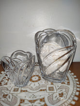 Load image into Gallery viewer, Lenox Full Led Crystal Oval Vase &amp; Votive Set- Artic Bloom
