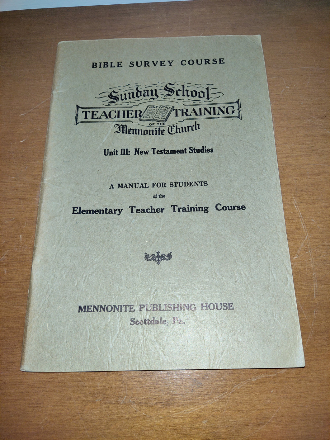 Bible Survey Course Sunday School Teacher Training