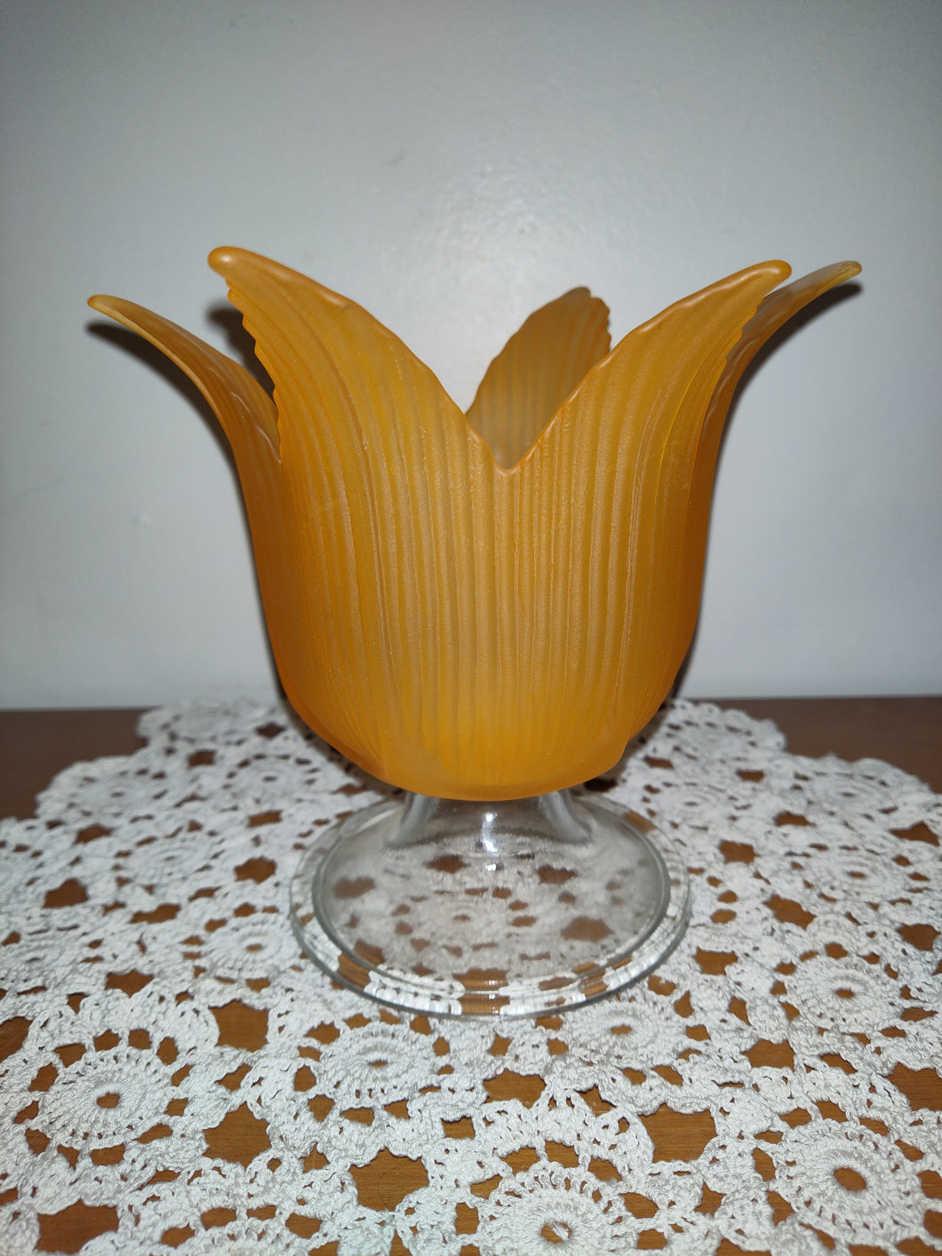 Vintage Tulip Votive Candle Holder