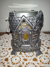 Load image into Gallery viewer, Vintage Carson Pewter Candle Holder With New Home Interior Vanilla Candle
