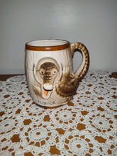 Load image into Gallery viewer, Vintage Alligator Nodder Coffee Mug Florida Souvenir Patent T.T. Japan
