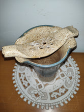 Load image into Gallery viewer, Vintage Studio Art Stoneware Pottery Vase &amp; Frog
