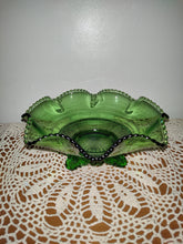 Load image into Gallery viewer, Vintage Emerald Green Candy Dish On Pedistal
