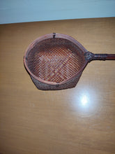 Load image into Gallery viewer, Vintage Wicker Woven Sieve Basket

