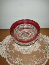 Load image into Gallery viewer, Indiana Kings Crown  Ruby Thumb Print Candy Dish
