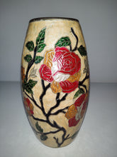 Load image into Gallery viewer, Vintage Brass &amp; Enamel Vase
