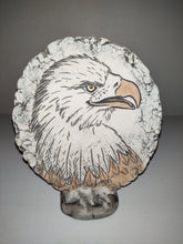Load image into Gallery viewer, SHAPES OF CLAY BY STAN - MT ST HELEN &quot;EAGLE&quot;  PLAQUE WITH STAND
