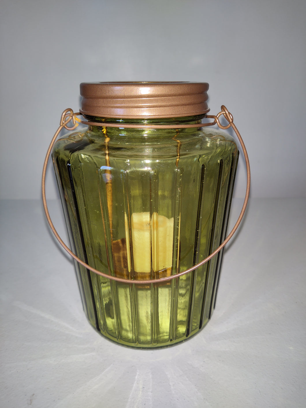 Large Tealight Jar Glass Lantern