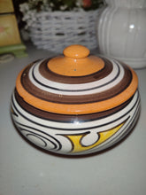 Load image into Gallery viewer, Vintage Panamanian LA Arena Chitre Souvenir Pottery Dish With Lid
