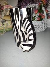 Load image into Gallery viewer, Vintage Hand-painted Zebra Mug
