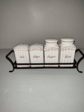 Load image into Gallery viewer, Vintage Home Interior Spice Rack with Jars
