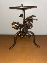 Load image into Gallery viewer, Vintage Metal Acorn Candle Holder.
